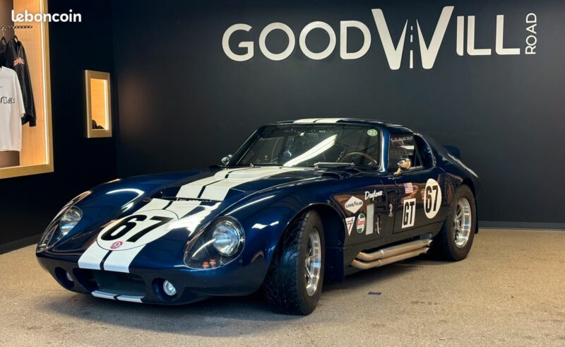 Shelby Cobra Coupé Daytona Replica V8 5 Litres Immatriculation Française